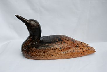 Stylized Loon - Common Northern Loon by Betsy Popp