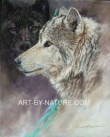 The Guardian - wolves by Deb Gengler-Copple