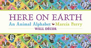 Here on Earth - alphabet series of ninety animals by Marcia Perry